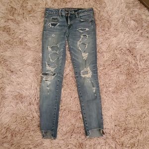 American Eagle super streach womans jeans
